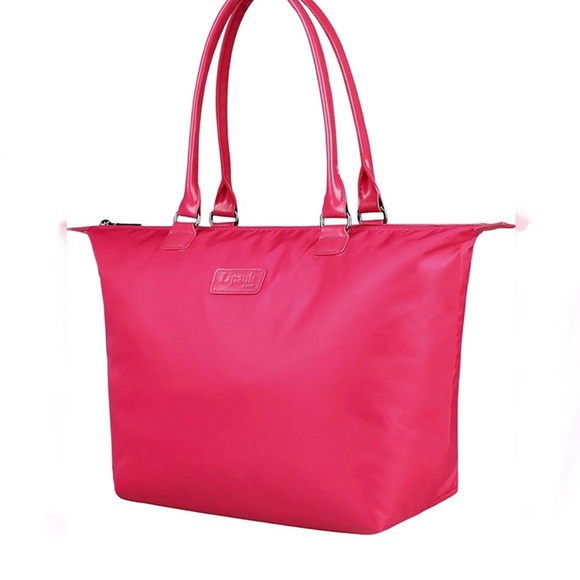 LIPAULT Paris $135 Tote Bag Travel Bag Shoulder Handbag Duffel Carry On Luggage - Picture 3 of 8